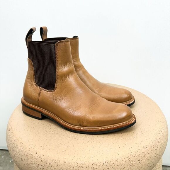 Nisolo Women’s Leather Carmen Chelsea Boot in Almond Brown - Picture 3 of 16